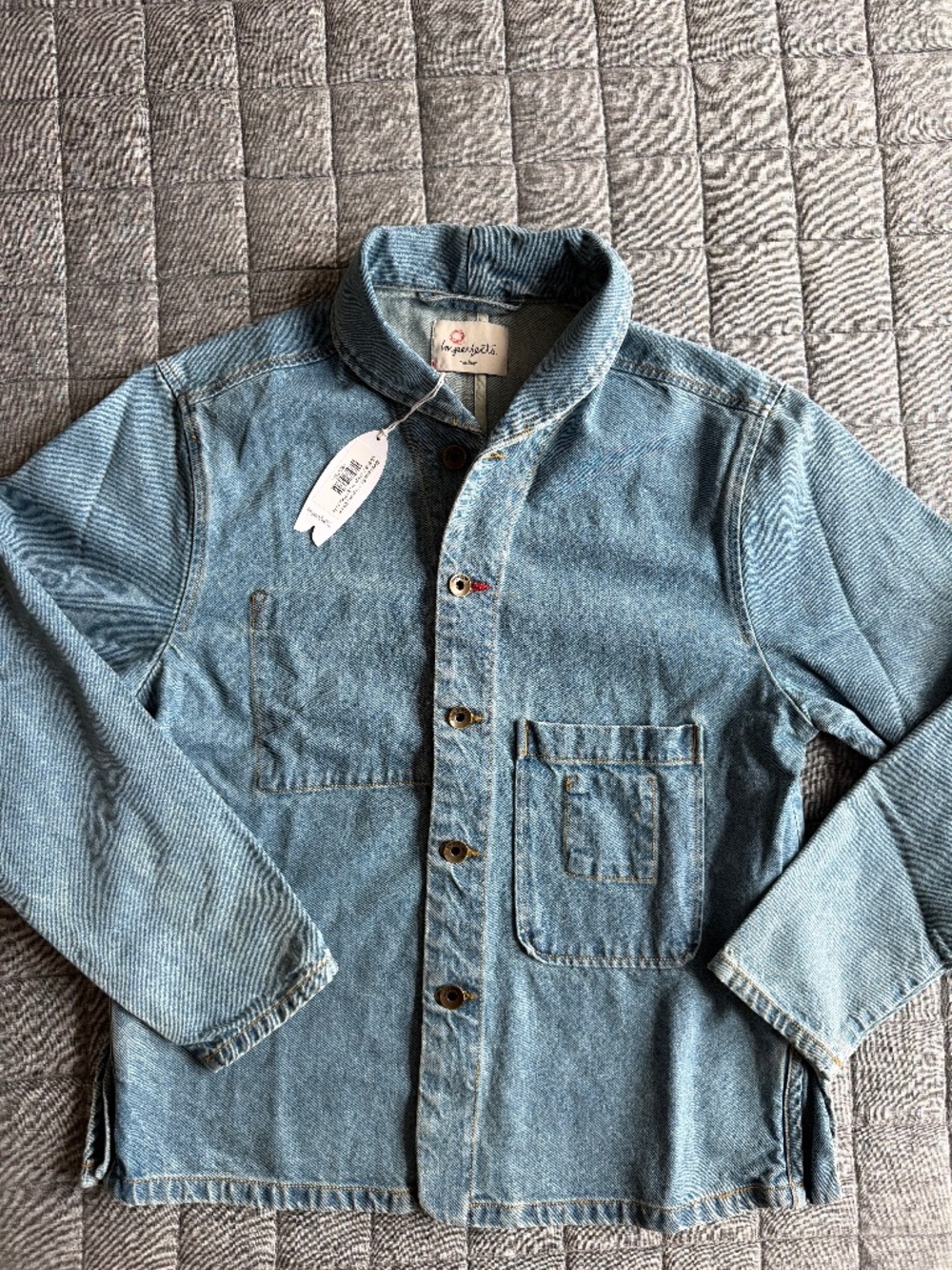 Imperfects Shepherds Shirt Jacket Primo Denim 87 New With Tags - Medium